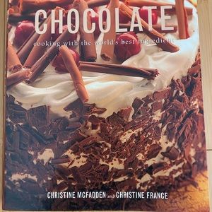 Who doesn’t love chocolate?!  Paper back cookbook all about chocolate!